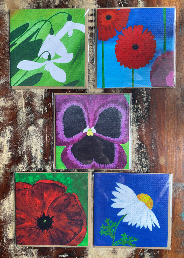 Bold Floral Cards - available to purchase 