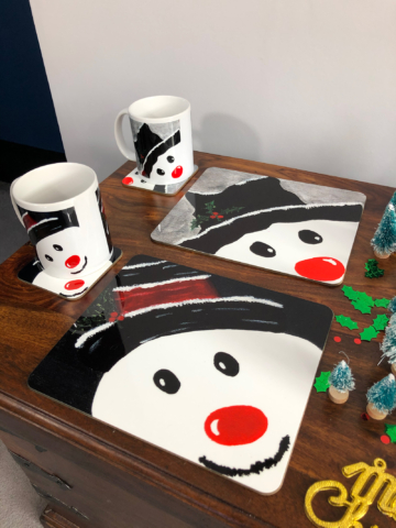 Snowmen Range , Mugs, Coasters, Placemats