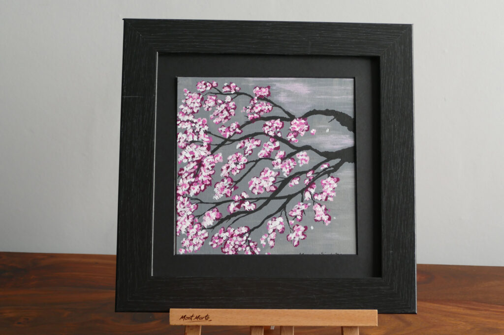 Cherry Blossom - acrylic painting available to purchase